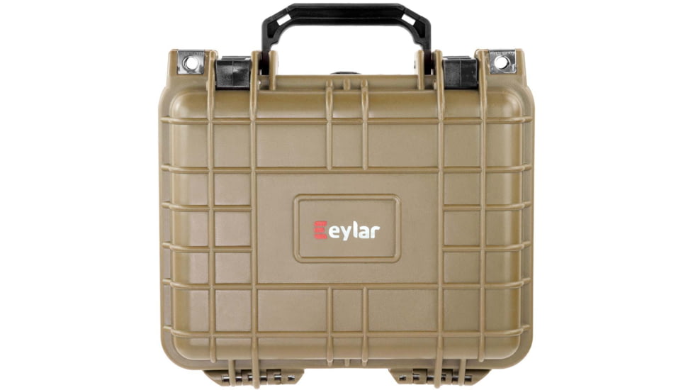 Eylar Small 10.62in Waterproof Protective Gear Case w/Foam, Tan, SA00022-TAN