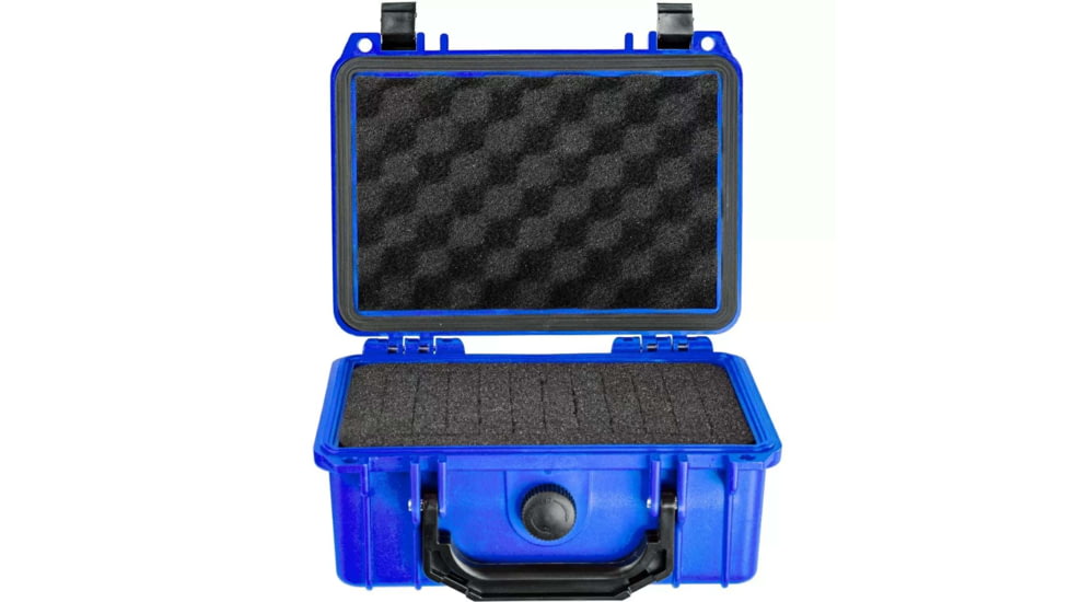 Eylar Small 8.12in Waterproof Gear Hard Case w/Foam, Blue, SA00011-BLU