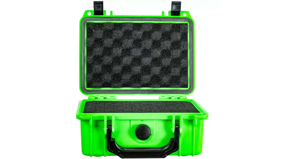 Eylar Small 8.12in Waterproof Gear Hard Case w/Foam, Neon Green, SA00011-NGRN