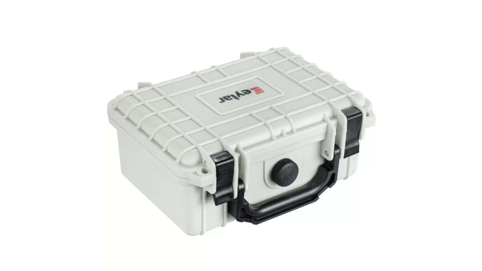 Eylar Small 8.12in Waterproof Gear Hard Case w/Foam, Polar White, SA00011-WHI