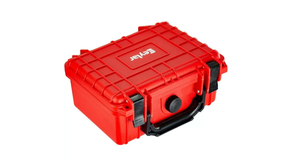 Eylar Small 8.12in Waterproof Gear Hard Case w/Foam, Red, SA00011-RED