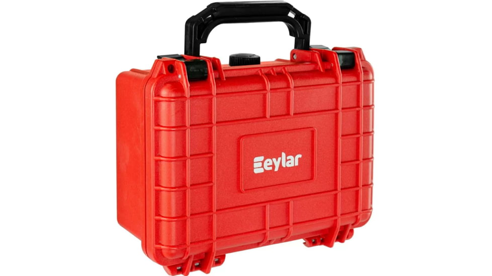 Eylar Small 8.12in Waterproof Gear Hard Case w/Foam, Red, SA00011-RED
