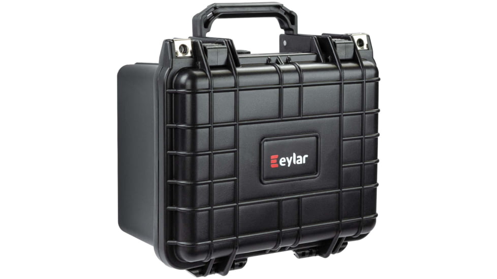 Eylar Small Deep 10.62in Waterproof Protective Gear Case w/Foam, Black, SA00023