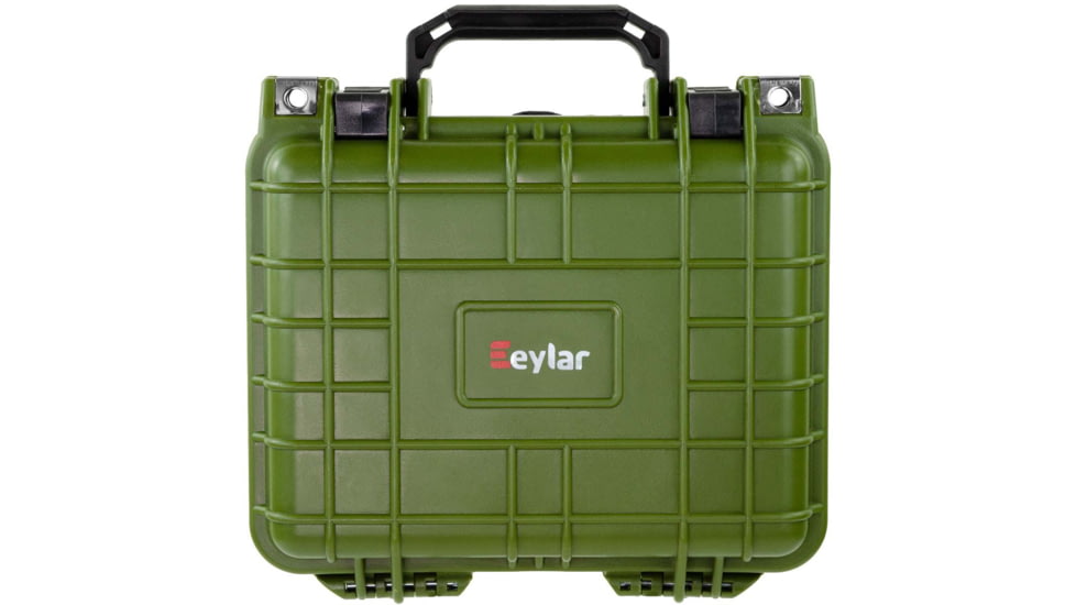 Eylar Small Deep 10.62in Waterproof Protective Gear Case w/Foam, Green, SA00023-GRN