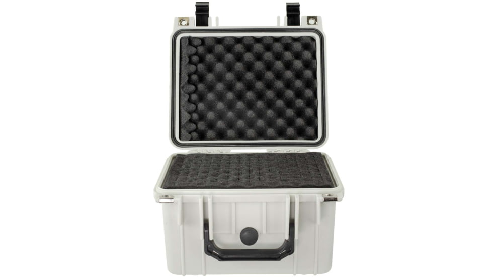 Eylar Small Deep 10.62in Waterproof Protective Gear Case w/Foam, Polar White, SA00023-WHI