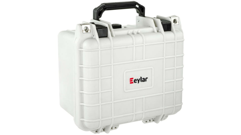 Eylar Small Deep 10.62in Waterproof Protective Gear Case w/Foam, Polar White, SA00023-WHI