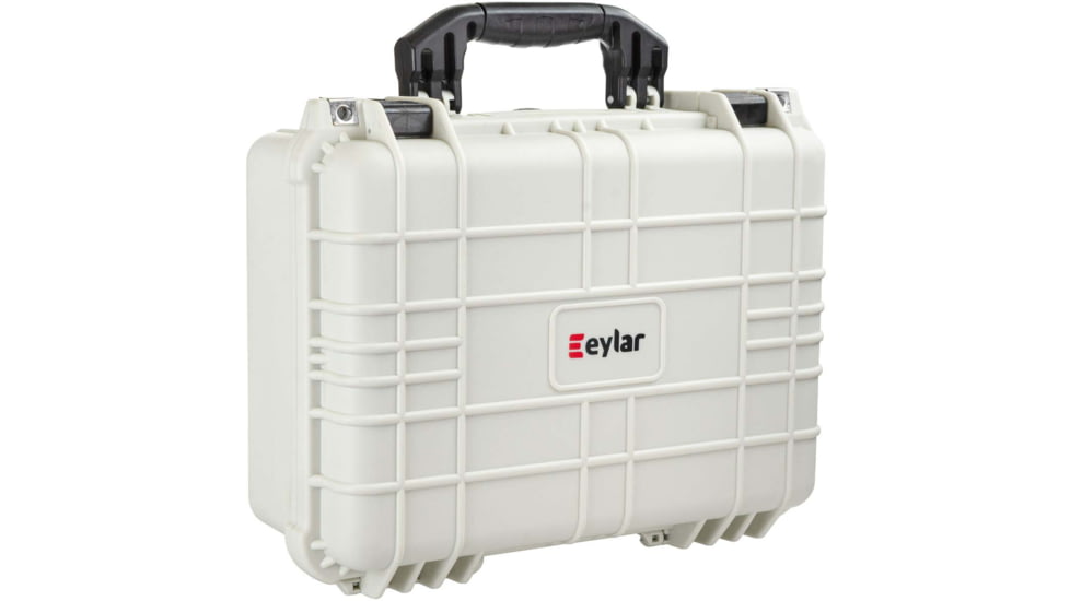 Eylar Standard 16in Waterproof Protective Gear/Gun Case w/Foam, Polar White, SA00035-WHI