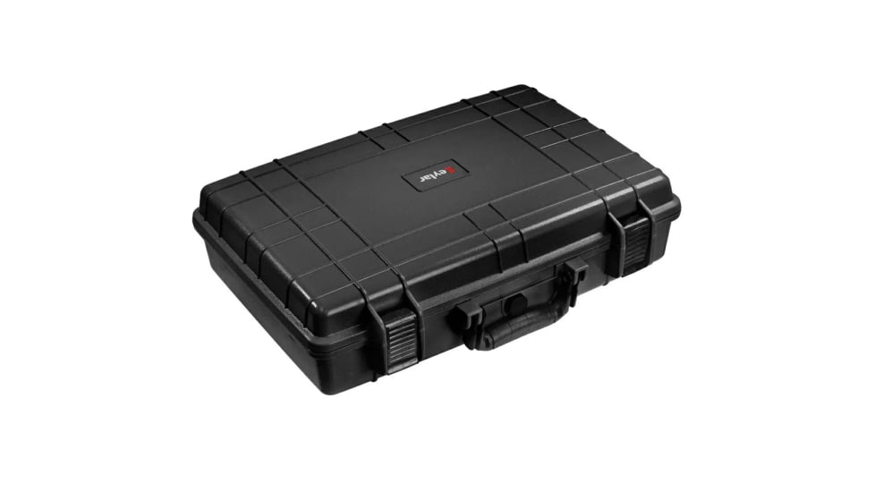 Eylar Standard 20in Waterproof Laptop Style Gear Hard Case w/Foam, Black, SA00025