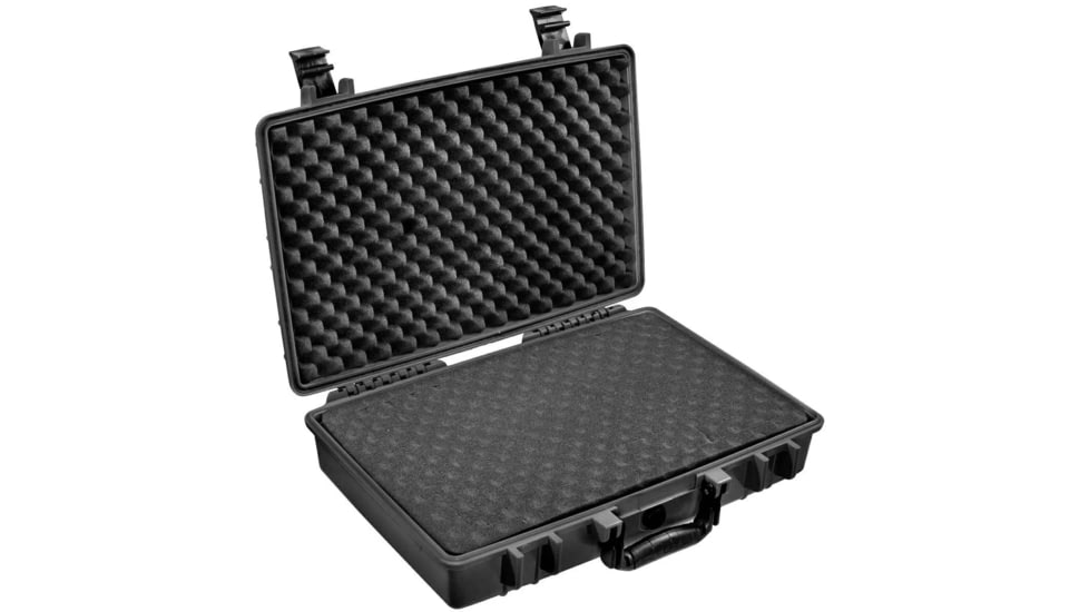 Eylar Standard 20in Waterproof Laptop Style Gear Hard Case w/Foam, Black, SA00025