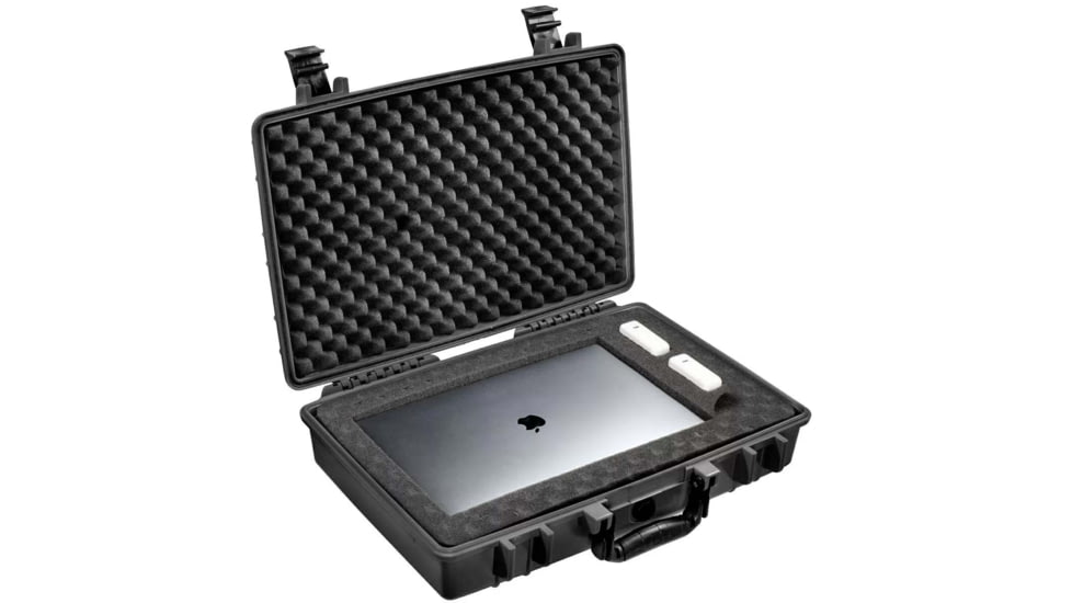 Eylar Standard 20in Waterproof Laptop Style Gear Hard Case w/Foam, Black, SA00025
