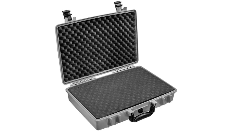 Eylar Standard 20in Waterproof Laptop Style Gear Hard Case w/Foam, Gray, SA00025-GRAY