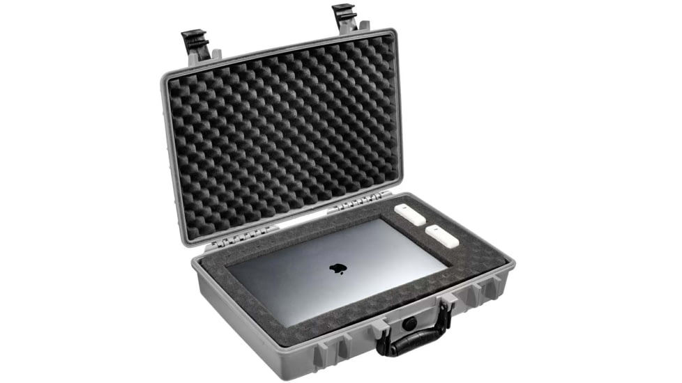 Eylar Standard 20in Waterproof Laptop Style Gear Hard Case w/Foam, Gray, SA00025-GRAY