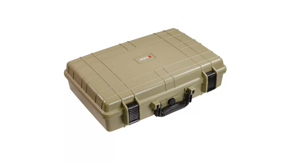 Eylar Standard 20in Waterproof Laptop Style Gear Hard Case w/Foam, Tan, SA00025-TAN