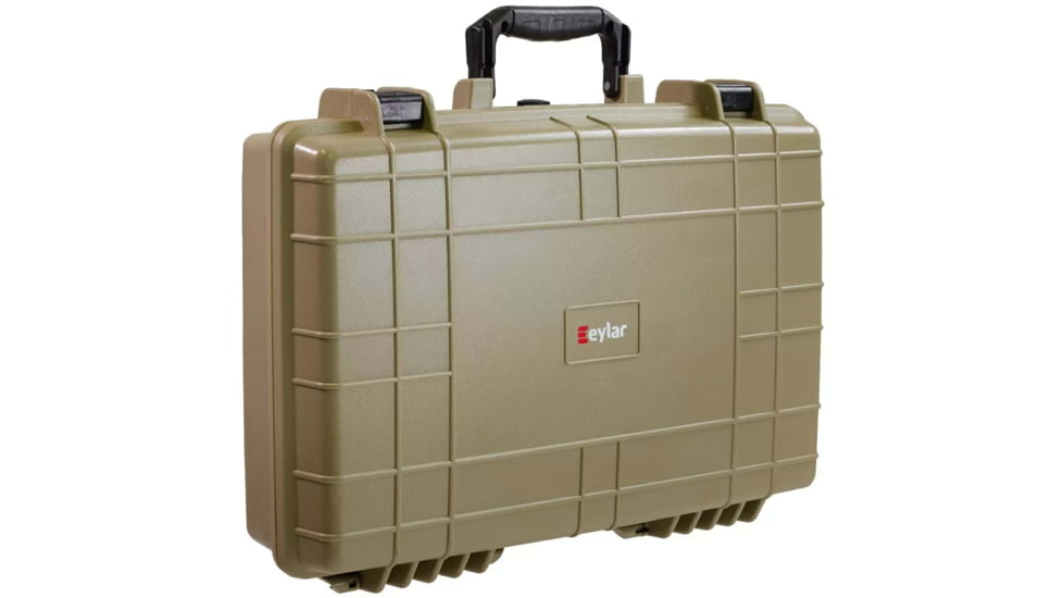 Eylar Standard 20in Waterproof Laptop Style Gear Hard Case w/Foam, Tan, SA00025-TAN