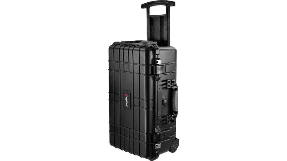 Eylar Standard 22in Waterproof Carry-On Travel Roller Gear Hard Case w/Foam, Black, SA00034