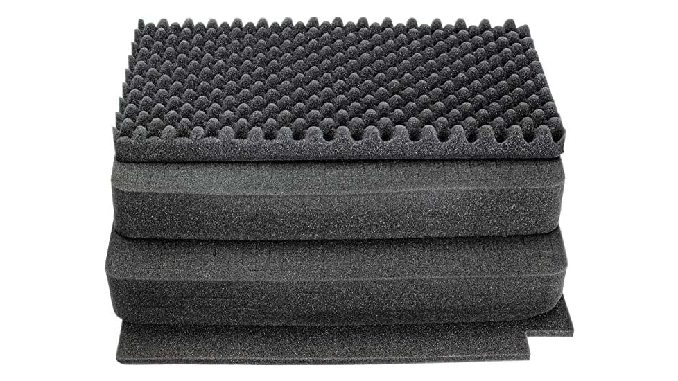 Eylar Standard 22in Waterproof Carry-On Travel Roller Gear Hard Case w/Foam, Black, SA00034