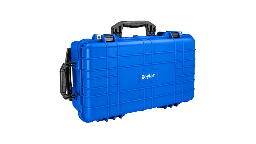 Eylar Standard 22in Waterproof Carry-On Travel Roller Gear Hard Case w/Foam, Blue, SA00034-BLU