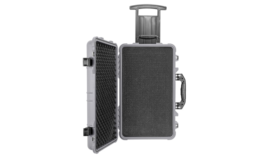 Eylar Standard 22in Waterproof Carry-On Travel Roller Gear Hard Case w/Foam, Gray, SA00034-GRA