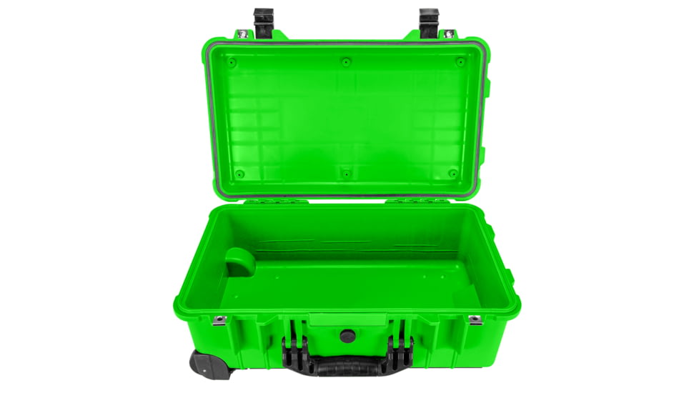 Eylar Standard 22in Waterproof Carry-On Travel Roller Gear Hard Case w/Foam, Neon Green, SA00034-NGRN