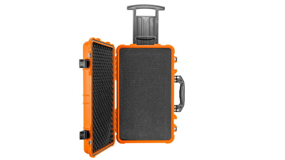 Eylar Standard 22in Waterproof Carry-On Travel Roller Gear Hard Case w/Foam, Orange, SA00034-ORG