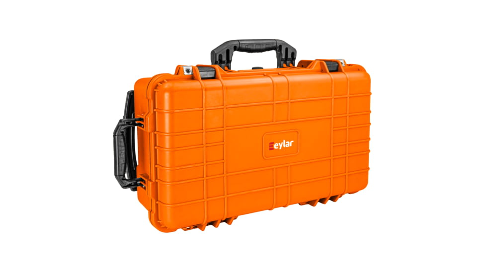 Eylar Standard 22in Waterproof Carry-On Travel Roller Gear Hard Case w/Foam, Orange, SA00034-ORG