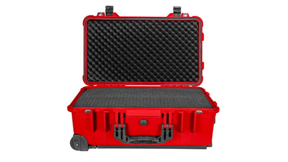 Eylar Standard 22in Waterproof Carry-On Travel Roller Gear Hard Case w/Foam, Red, SA00034-RED