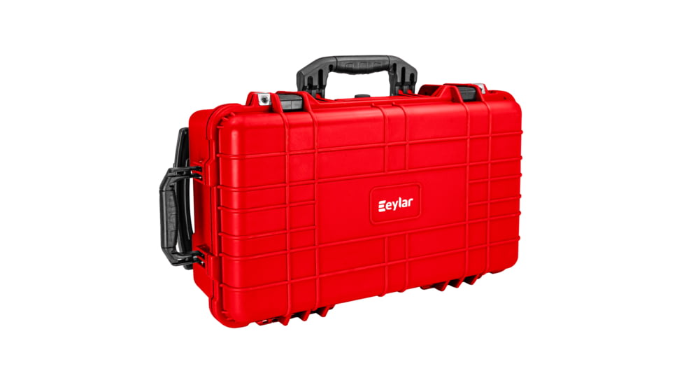 Eylar Standard 22in Waterproof Carry-On Travel Roller Gear Hard Case w/Foam, Red, SA00034-RED