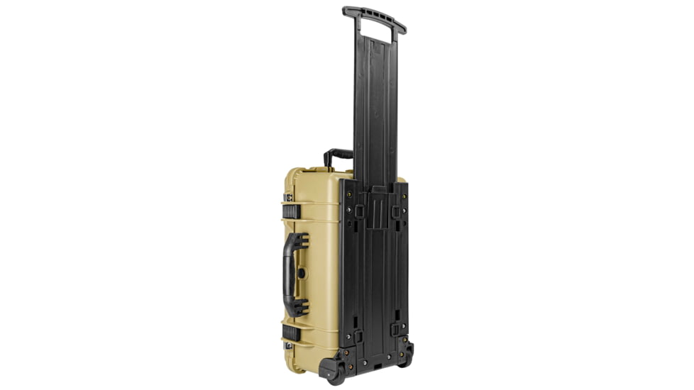Eylar Standard 22in Waterproof Carry-On Travel Roller Gear Hard Case w/Foam, Tan, SA00034-TAN