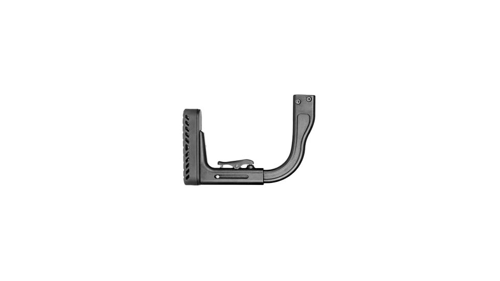 FAB Defense MP5 Tactical Stock for use W/Riot Helmet/Visor, Black, FX-MP5-ARS