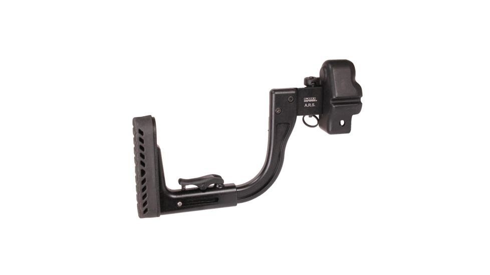FAB Defense MP5 Tactical Stock for use W/Riot Helmet/Visor, Black, FX-MP5-ARS