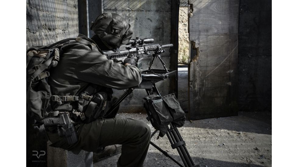 FAB Defense Sniper Stock, Black w/ Adjustable Cheeckpiece - M16 / SR25 - SSR25