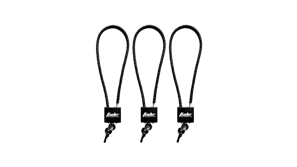 Firearms Safety Devices 15in Cable Gun Lock, 3 Pack FSAFSDCCL1560RKA