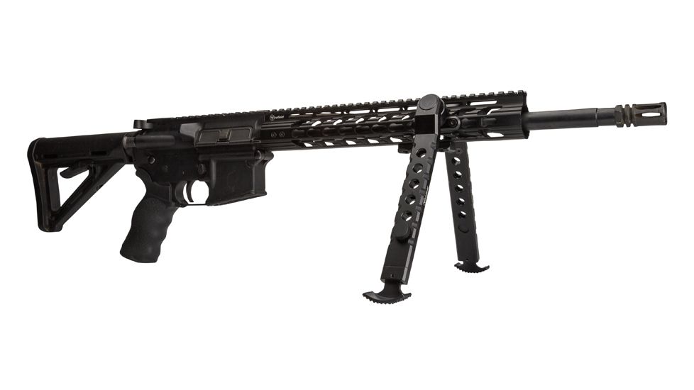 Firefield Scarab Two-Piece Bipod, KeyMod, 9-12in, Two-Piece, Black, FF34025KMD