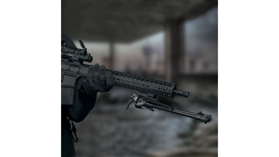 Firefield Stronghold Bipod w/Lever, 11-16in, Black, FF34027