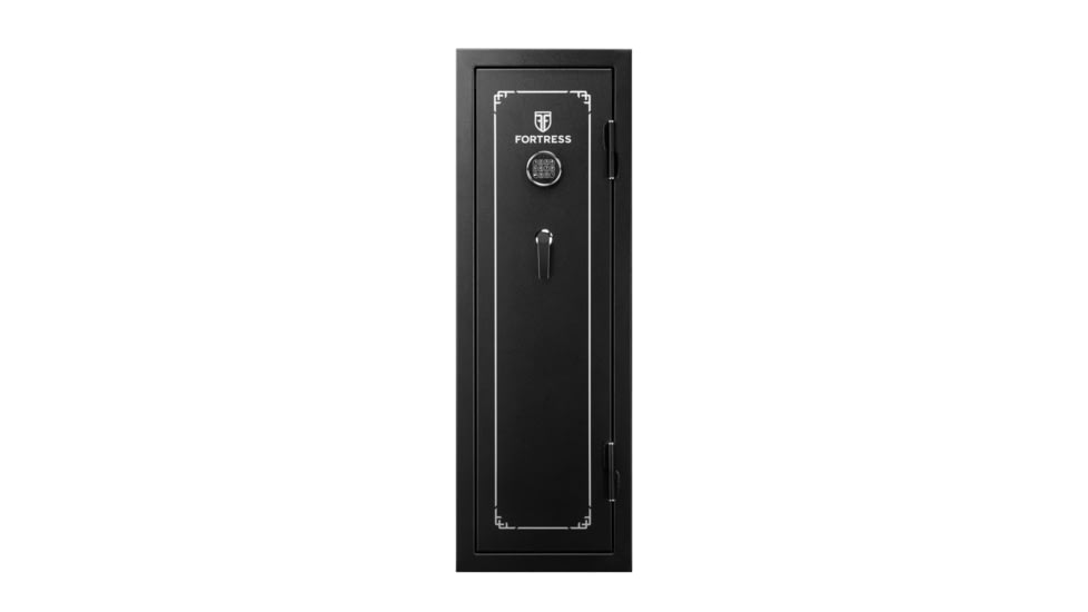 Fortress 8 Gun Fire and Waterproof Gun Safe with E-Lock, Black texture, Oversized, 8EBF