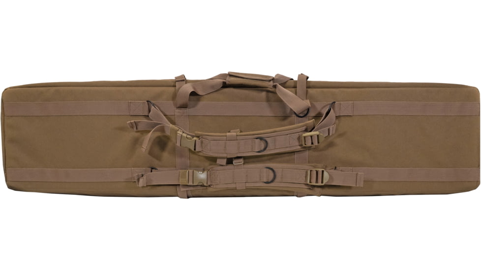GPS Double Rifle Case Flat Dark Earth 600D Polyester 55 L X 1, DRC55-FDE