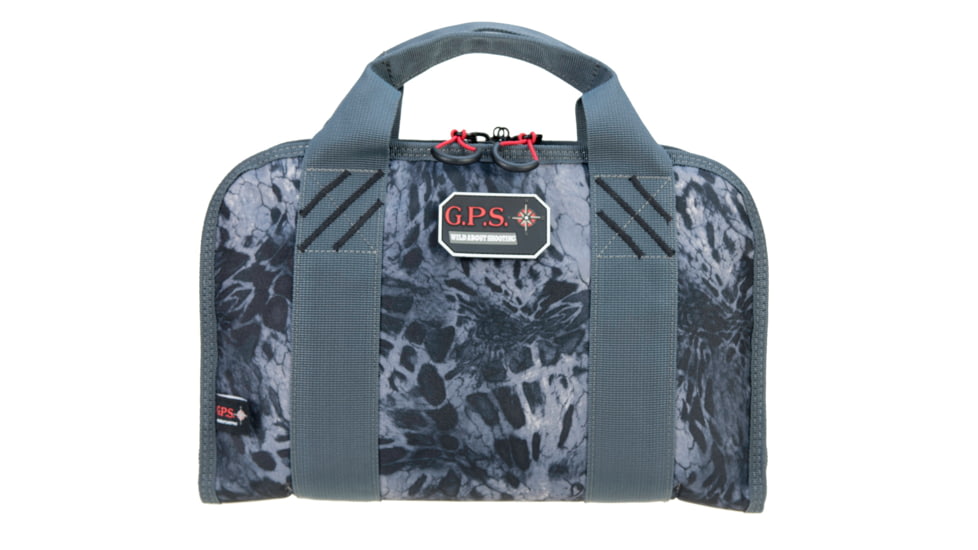G*Outdoors GPS-1308PCPM Double Pistol Case With Ammo Dump Cup PRYM1 Blackout 1-