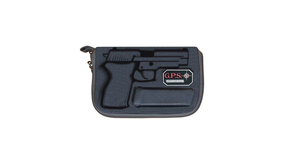 GPS Custom Model Pistol Case, Sig Sauer, Black, GPS-910PC