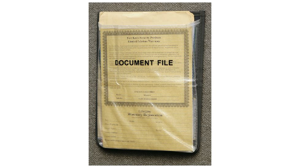 GPS Tactical Document File- 10 in. X 1 2in. GPS-215DOC