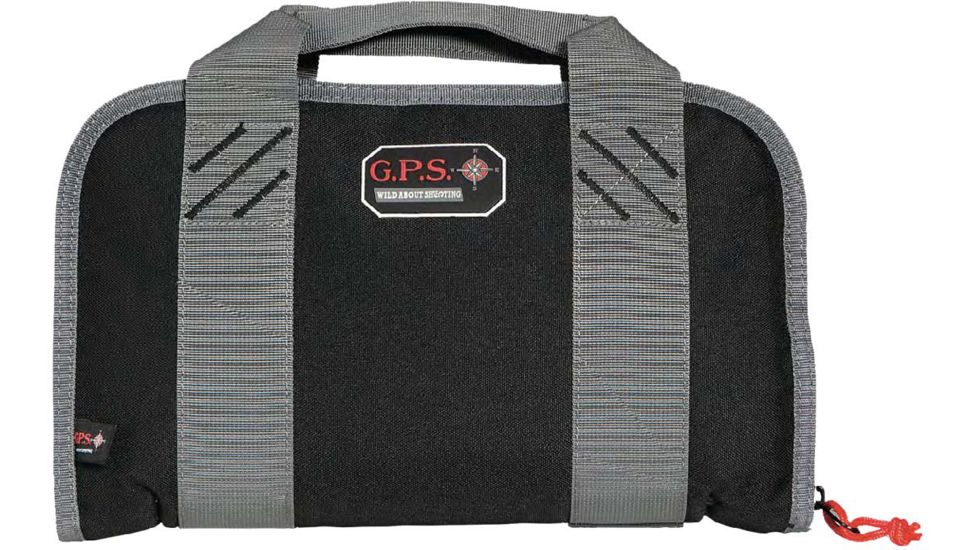 GPS Wild About Hunting Double-Compact Pistol Case, Black GPS-1107PCCB