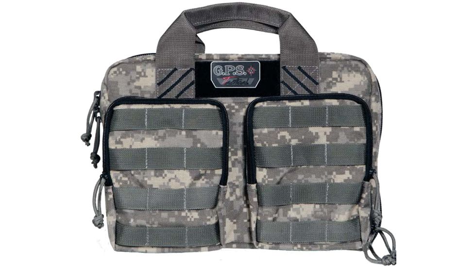 GPS Tactical Quad Storage Unit with 2 Pistol Case, Digital Camo GPS-T1309PCD