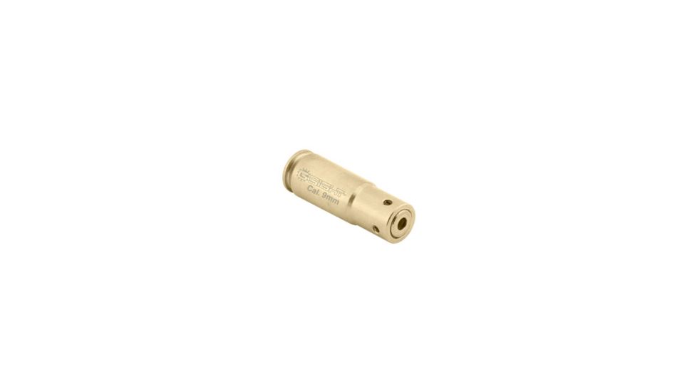 G-Sight 9mm Luger Laser Boresight, Brass BS-9, EDEMO4