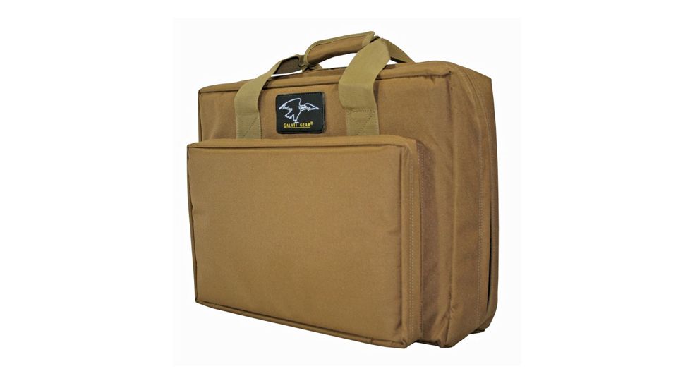 Galati Gear 16in Double Discreet Square Rifle Case, Coyote Brown, SQ16DCB