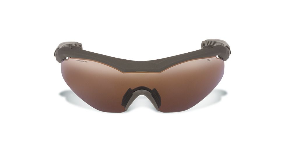 Gargoyles Trench Sunglasses, Matte Tan/Amber, OSFA 10700159FP.QTM