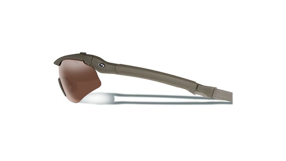 Gargoyles Trench Sunglasses, Matte Tan/Amber, OSFA 10700159FP.QTM