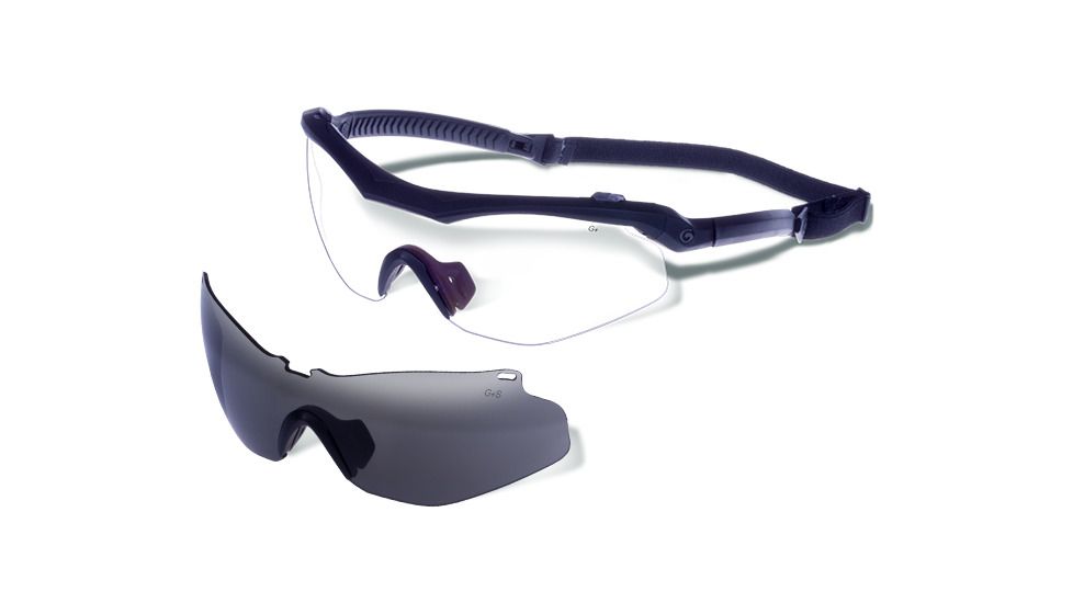 Gargoyles Trench Sunglasses, Matte Black/Smoke, OSFA 10700160FP.QTM