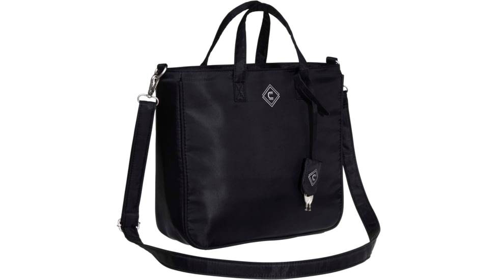 Girls With Guns Concealed Casual Adventure Cross-Body Purse, Lockable Concealed Carry, Ambidextrous, Black, 11 in x 10 in x 4 in, 70635