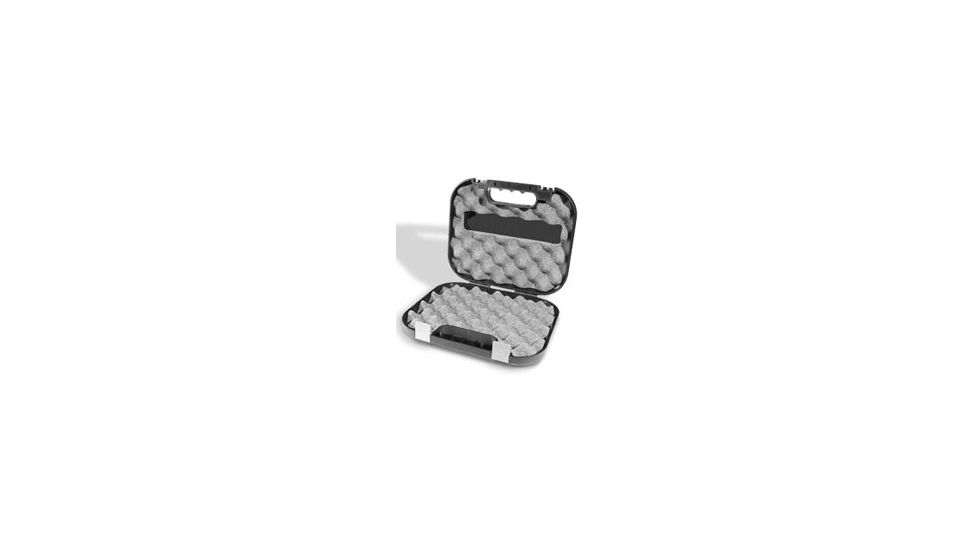 Glock Pistol Case Black With Logo 2928 Inside, Opened