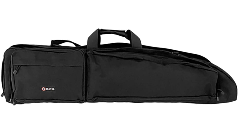 GPS Double Bolt Rifle Case, 50in, Black, GPSDBRC50BLK