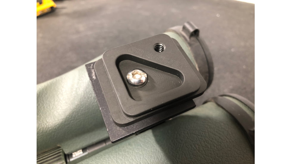 Gray Ops CNC 4-Way Arca Anti-Rotate, Black, GO-ANTIARCA